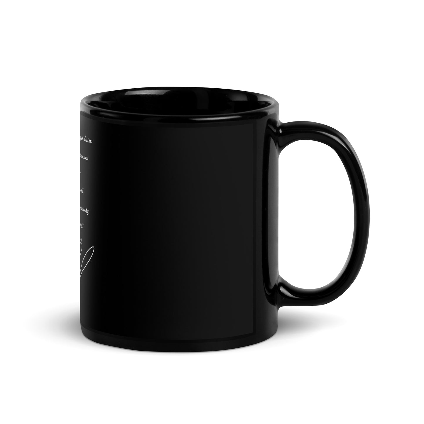 Black Glossy Mug - Homer Quote
