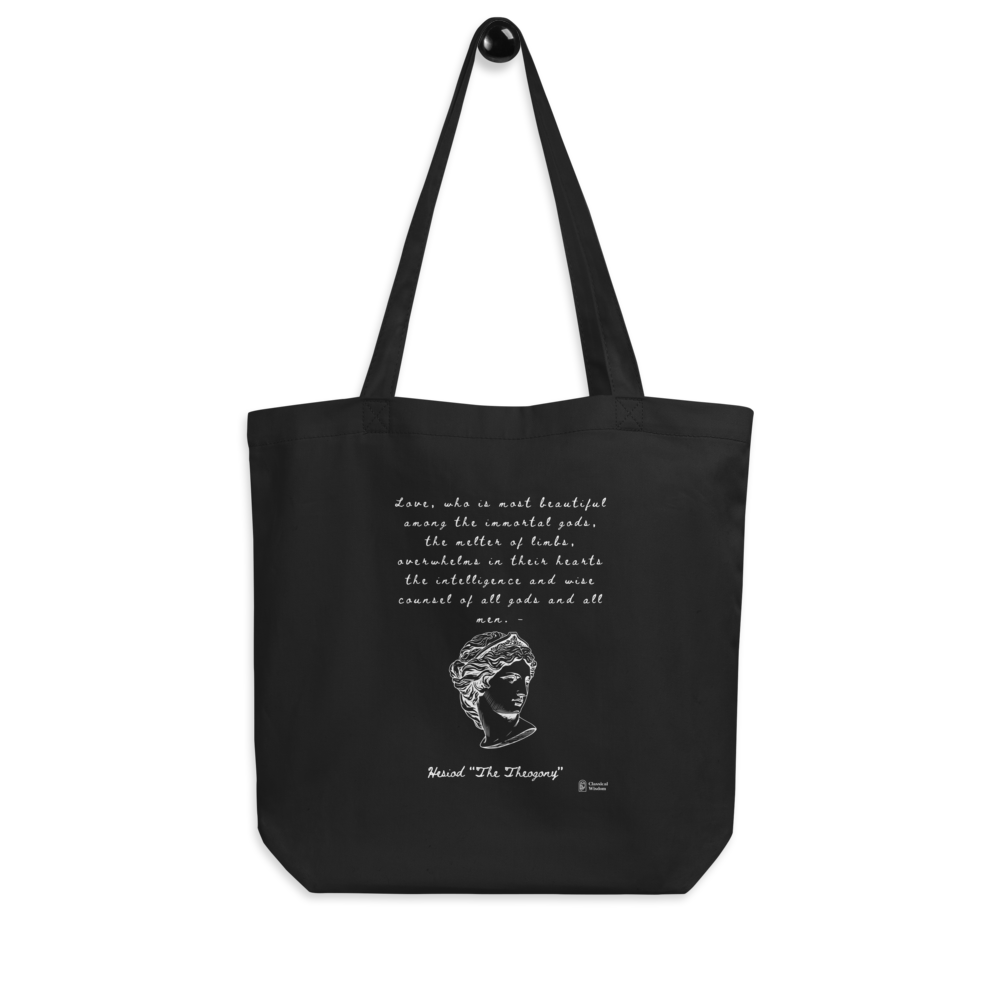 Eco Tote Bag - Hesiod Quote